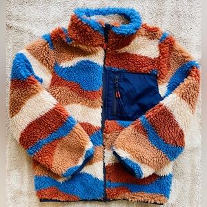 H&M Faux Sherpa Polar Fleece little kids jacket